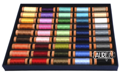 ORGANIZADOR 45 HILOS Aurifil Hilo algodon nº80-45 colores 280m